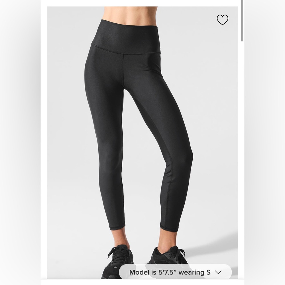 7/8 high waist Airlift Black Leggings